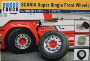 MMS 1/24 寬胎 前輪胎框組 SCANIA適用 2